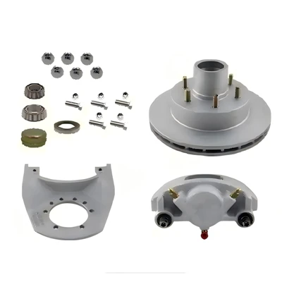 12 Inch Dacromet Integral Hub & Rotor For 5.2K-6K Boat Trailer Axles